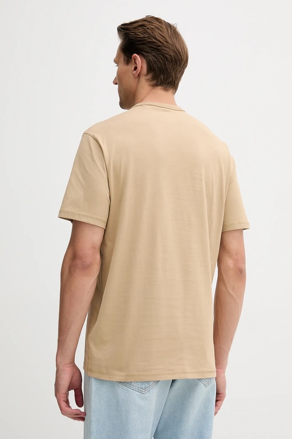 Odjeća Pamučna majica Guess 4G M5YI22.K8FQ4 bež