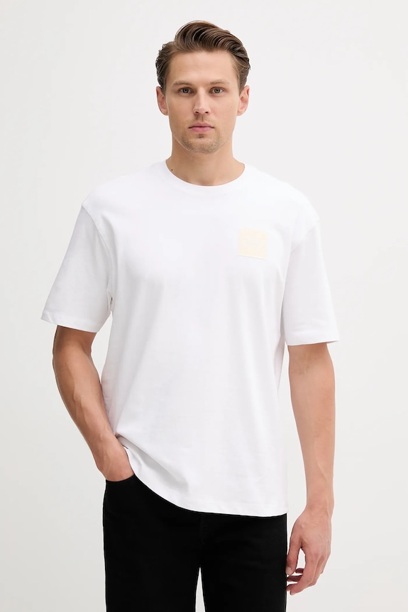Guess t-shirt bawełniany regular biały M5YI27.KCCM1