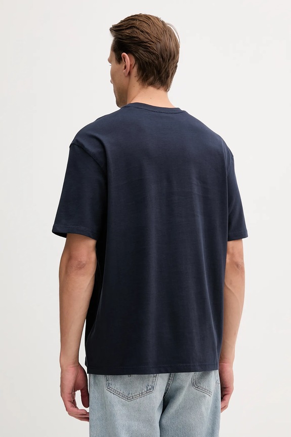 Guess t-shirt bawełniany M5YI27.KCCM1 granatowy AW25