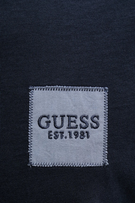 Guess t-shirt bawełniany granatowy M5YI27.KCCM1