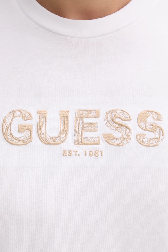 Guess t-shirt in cotone bianco M5YI41.KBW41