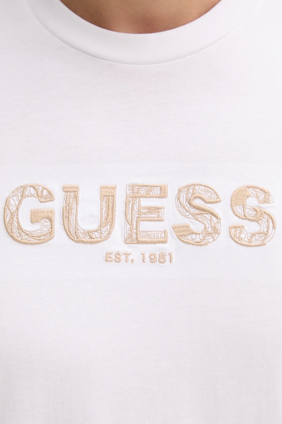 Guess t-shirt in cotone bianco M5YI41.KBW41
