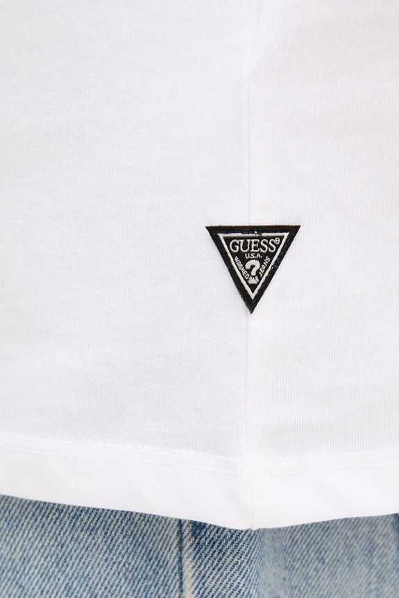 Pamučna majica Guess bijela M5YI44.KBW41