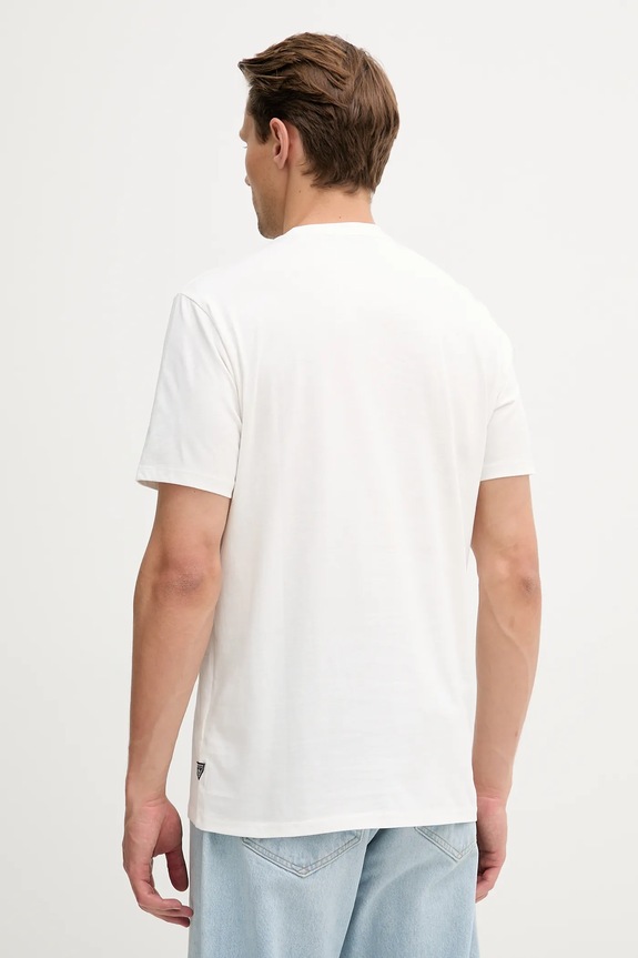 Odzież Guess t-shirt bawełniany M5YI45.KBW41 biały