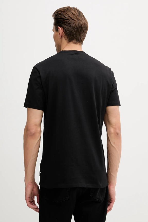 Ρούχα Βαμβακερό μπλουζάκι Guess M5YI45.KBW41 μαύρο