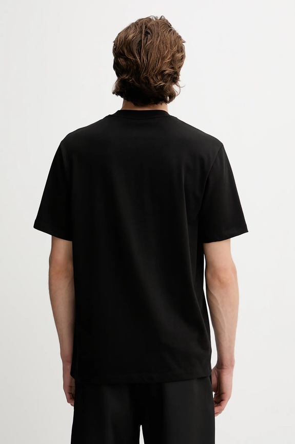 Îmbrăcăminte HUGO tricou din bumbac Denrith 50544543 negru