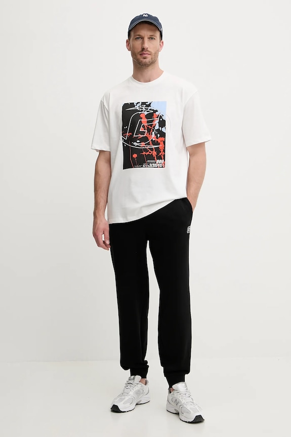 Guess t-shirt bawełniany RINALDO Z5YI13.I3Z14 biały AW25
