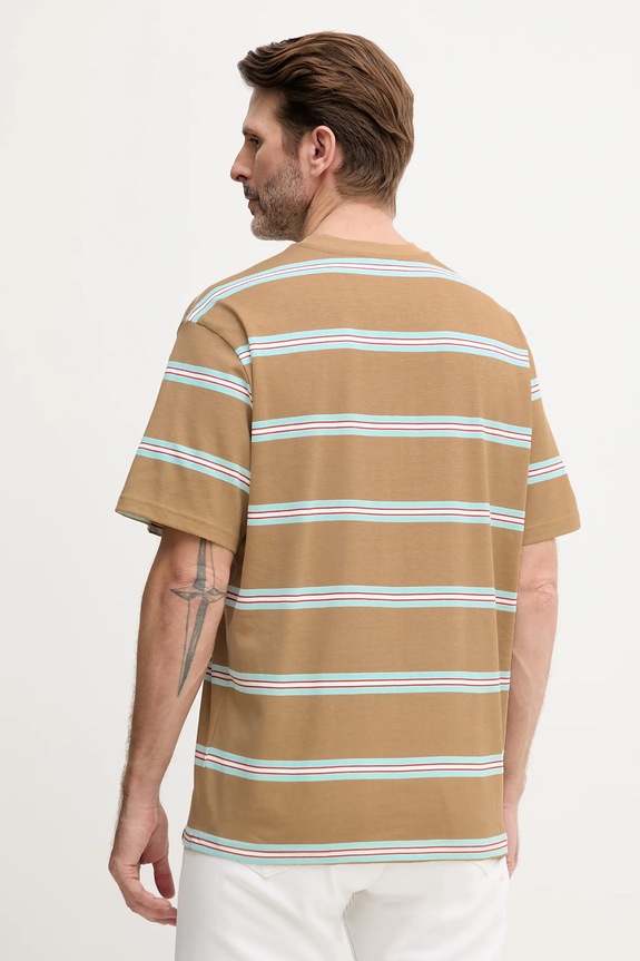 Одяг Бавовняна футболка United Colors of Benetton 380ZU10AY бежевий