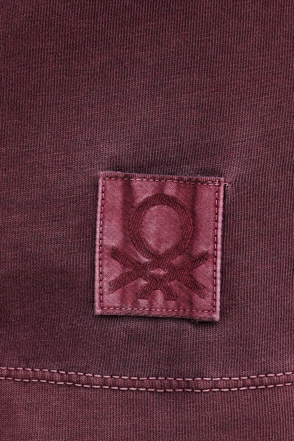 Bavlnené tričko United Colors of Benetton 3ZITU10AV burgundské