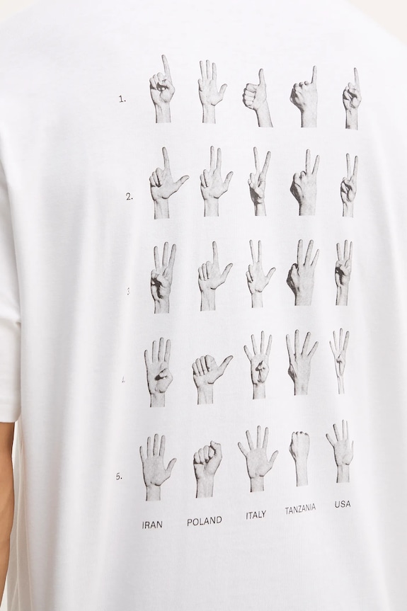 Bavlněné tričko United Colors of Benetton 3MI5U10AX bílá