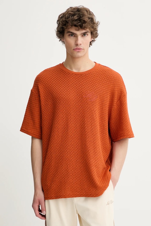 Les Deux t-shirt Bruce pozostałe pomarańczowy 1000157