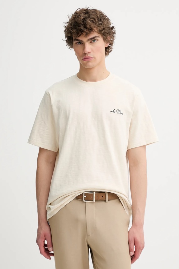 Odjeća Pamučna majica Les Deux Diaz 1000212 bež