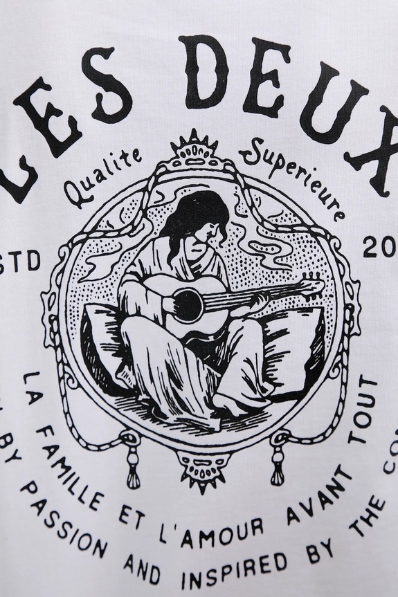 Pamučna majica Les Deux 1000216 bijela