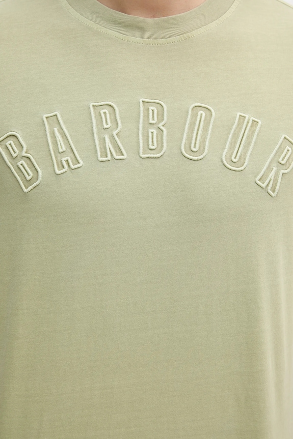 Barbour t-shirt bawełniany BANFORD MTS1443 zielony