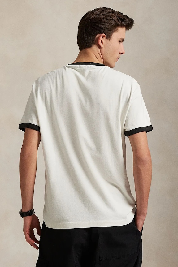 Polo Ralph Lauren t-shirt Ssteeclsm1 Short Sleeve 710972335 bianco AW25