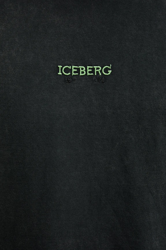 Iceberg t-shirt bawełniany F026.6335 szary