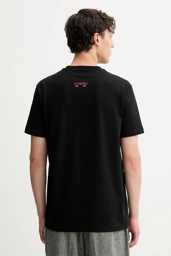 Abbigliamento Iceberg t-shirt in cotone F042.6304 nero