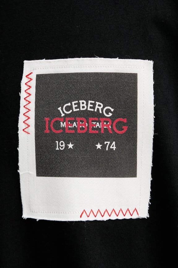 Iceberg t-shirt in cotone F042.6304 nero