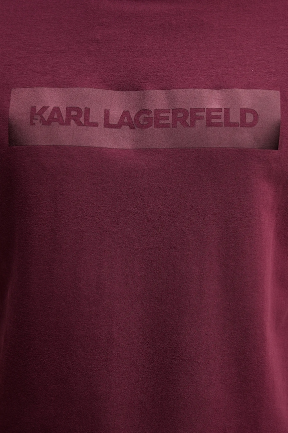 Tričko Karl Lagerfeld 554221.755035 burgundské