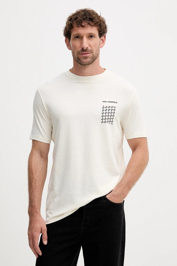 Abbigliamento Karl Lagerfeld t-shirt 554221.755034 beige
