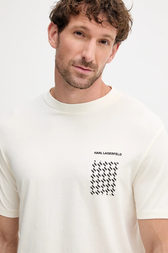 Karl Lagerfeld t-shirt beige 554221.755034