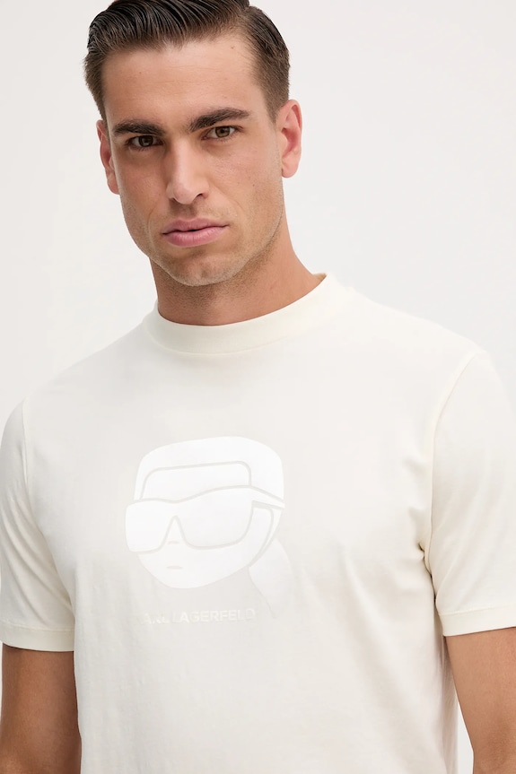 Karl Lagerfeld tricou bej 554221.755032