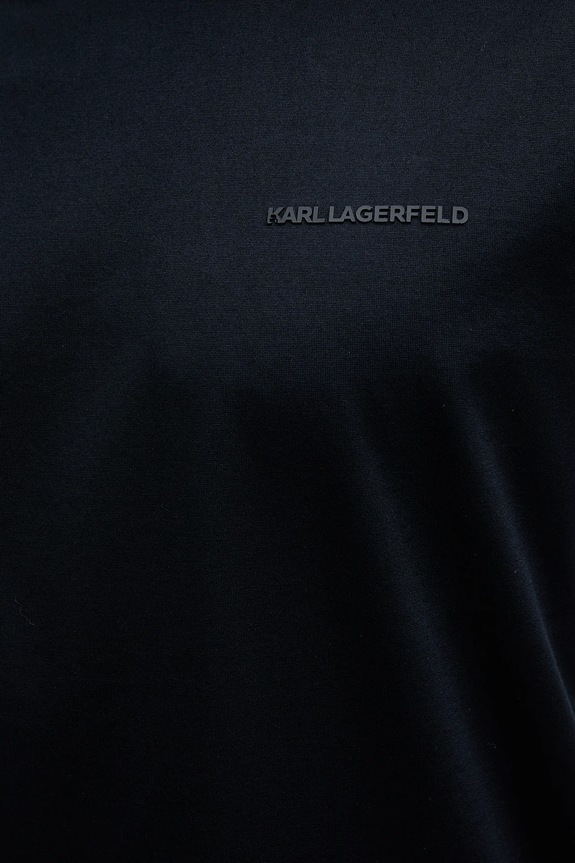 Karl Lagerfeld t-shirt bawełniany 554200.755002 granatowy