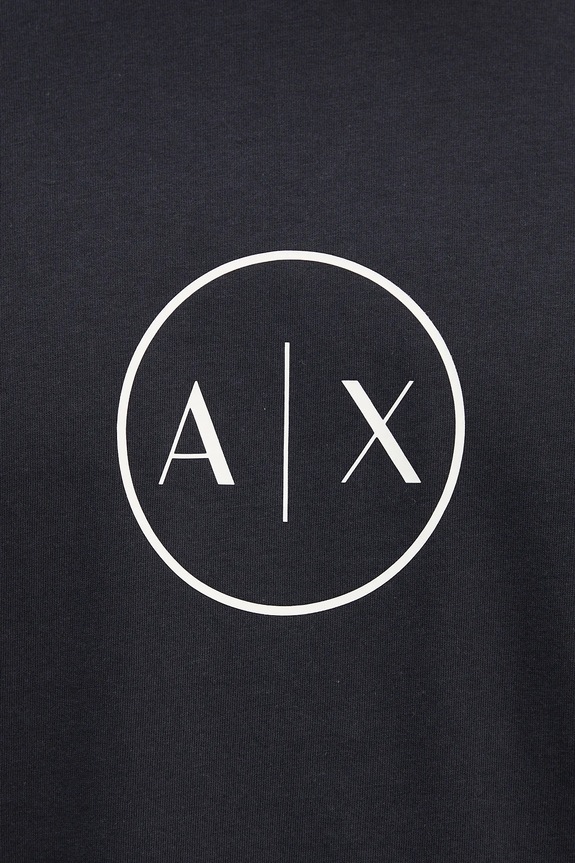 Armani Exchange pamut póló XM001853.AF10356 sötétkék