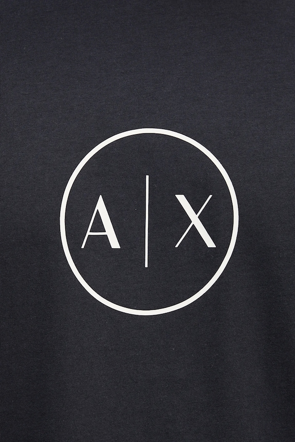 Armani Exchange pamut póló XM001853.AF10356 sötétkék