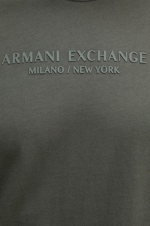 Armani Exchange футболка basic для мужчин из хлопка XM001280.AF10361 зелёный