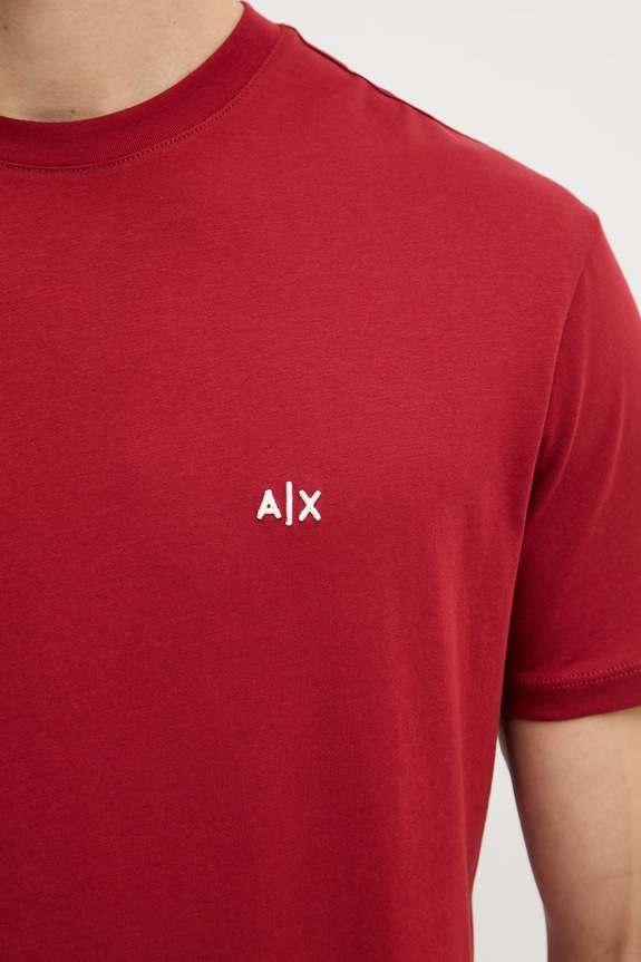 Armani Exchange tricou pentru bărbați, din bumbac XM001568.AF10358 rosu