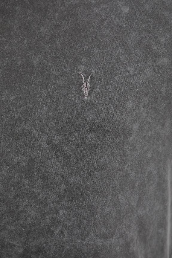 Βαμβακερό μπλουζάκι AllSaints SAKA M016JC γκρί