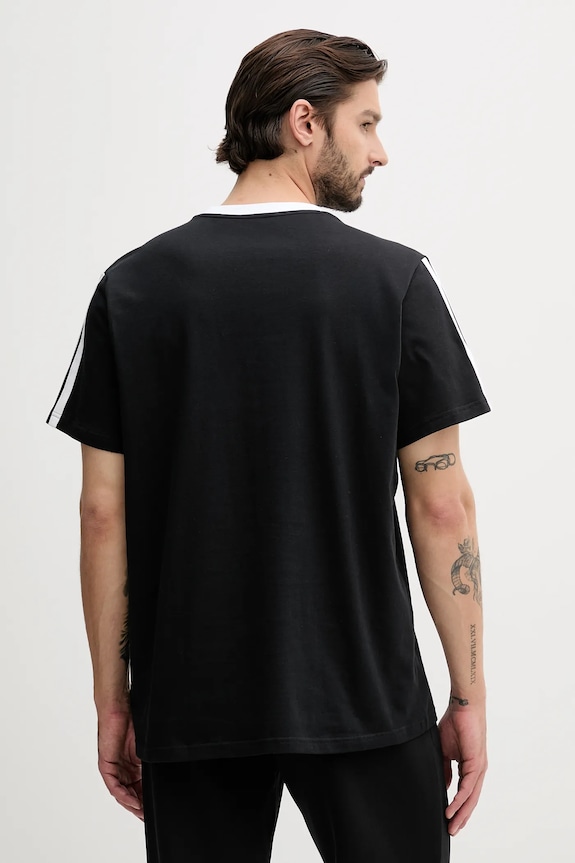 Odjeća Pamučna majica adidas Essentials 3-stripes JV6762 crna
