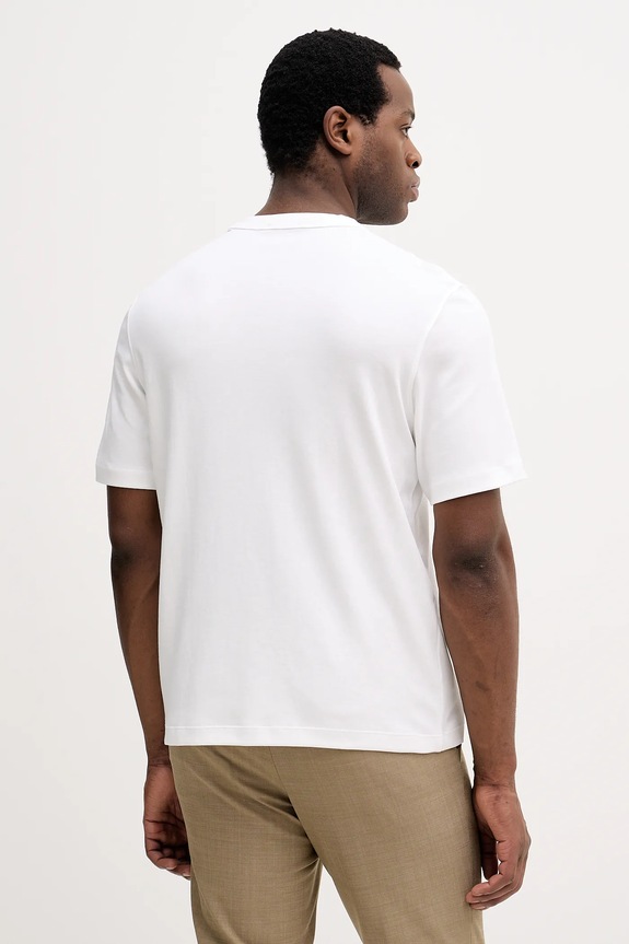 Îmbrăcăminte Sisley tricou din bumbac 3YNVS104Q bej