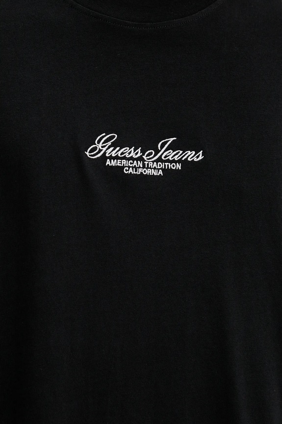 Bavlnené tričko Guess Jeans M5YI61.K8FQ4 čierna