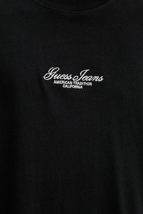 Bavlnené tričko Guess Jeans M5YI61.K8FQ4 čierna