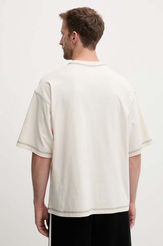 Odzież adidas Originals t-shirt bawełniany Essentials JW0970 beżowy