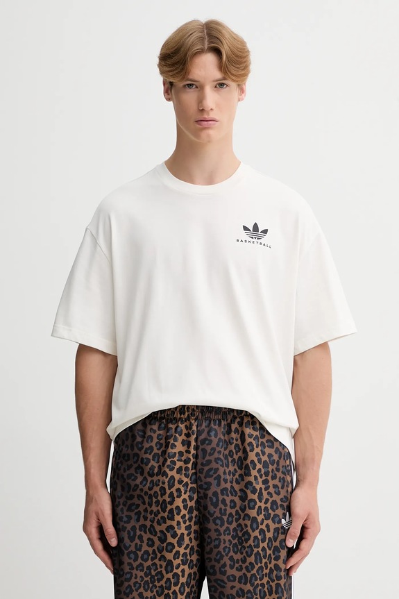 Odzież adidas Originals t-shirt Intercon Tee JW6648 beżowy