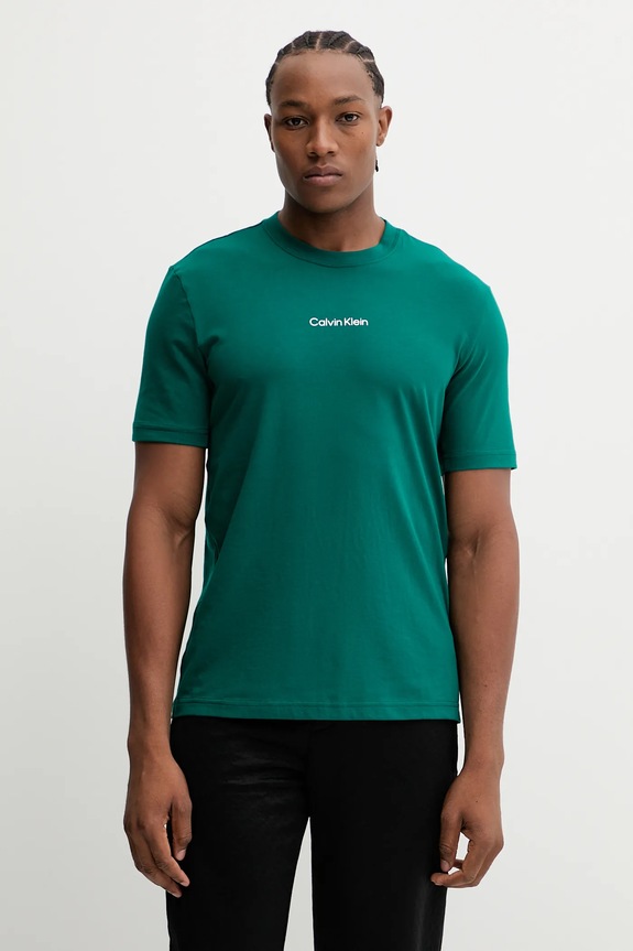 Calvin Klein Performance t-shirt regular zielony LVGMF5K100