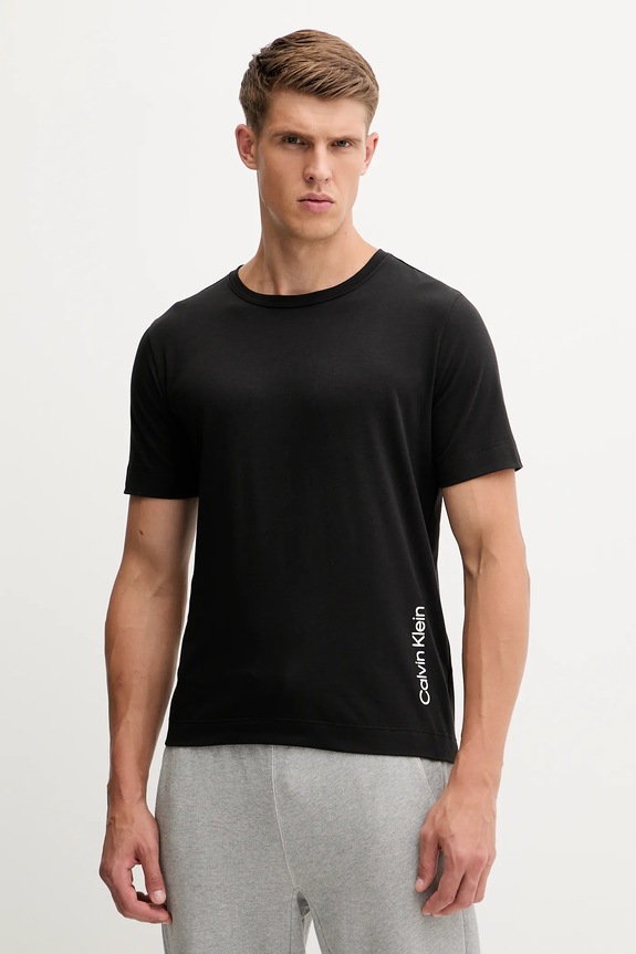 Calvin Klein Performance t-shirt nadruk czarny LVGMF5K106
