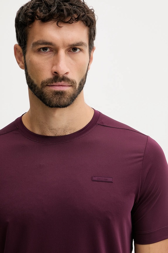 Calvin Klein Performance t-shirt treningowy fioletowy LVGMS5K176