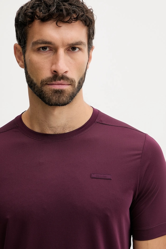 Calvin Klein Performance t-shirt treningowy fioletowy LVGMS5K176