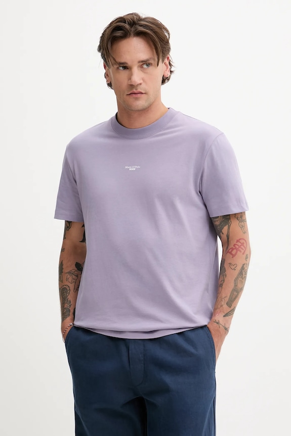 Marc O'Polo tricou din bumbac print violet 5000006576
