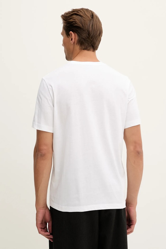 Oblečení Bavlněné tričko PS Paul Smith M2R.011R.TP5415 bílá