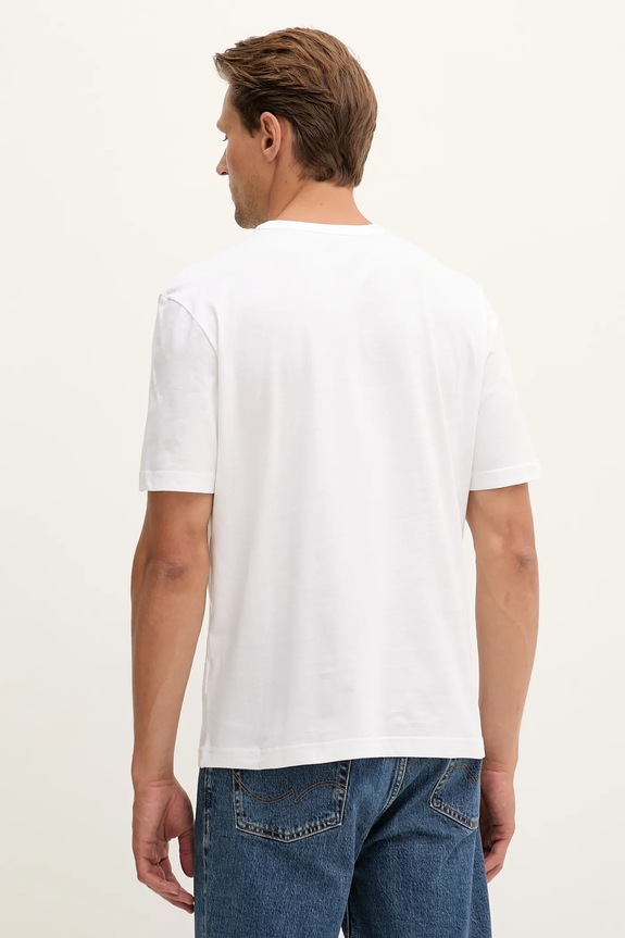 Ρούχα Βαμβακερό μπλουζάκι PS Paul Smith M2R.220X.TP5408 λευκό