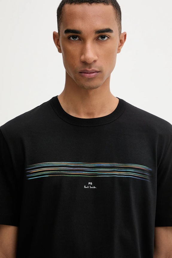 PS Paul Smith tricou din bumbac negru M2R.220X.TP5447