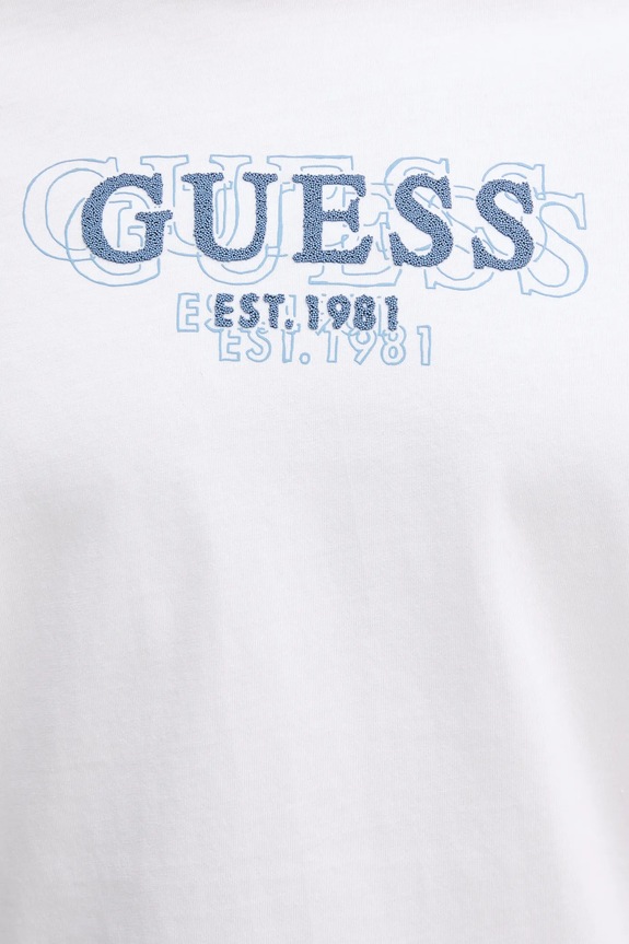 Памучна тениска Guess M5BI05.I3Z14 бял