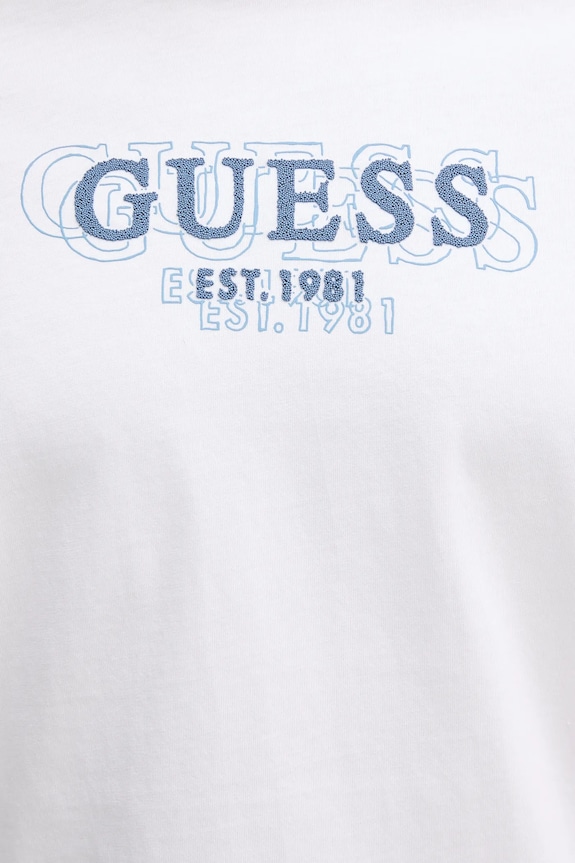 Памучна тениска Guess M5BI05.I3Z14 бял