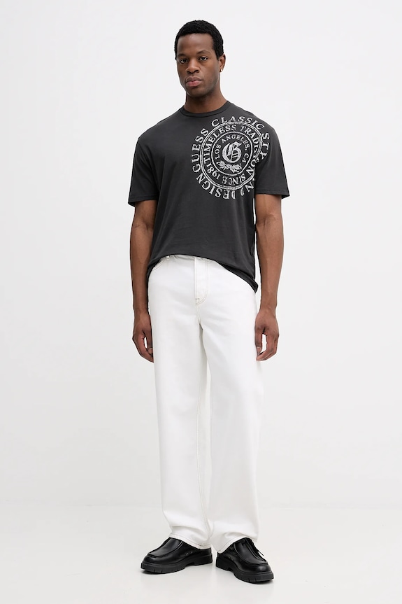 Βαμβακερό μπλουζάκι Guess M5BI69.I3Z14 γκρί AW25