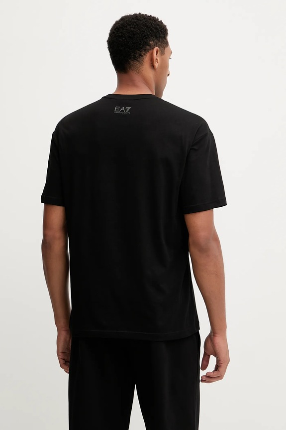Oblečenie Bavlnené tričko EA7 Emporio Armani AF10375.7M001129 čierna